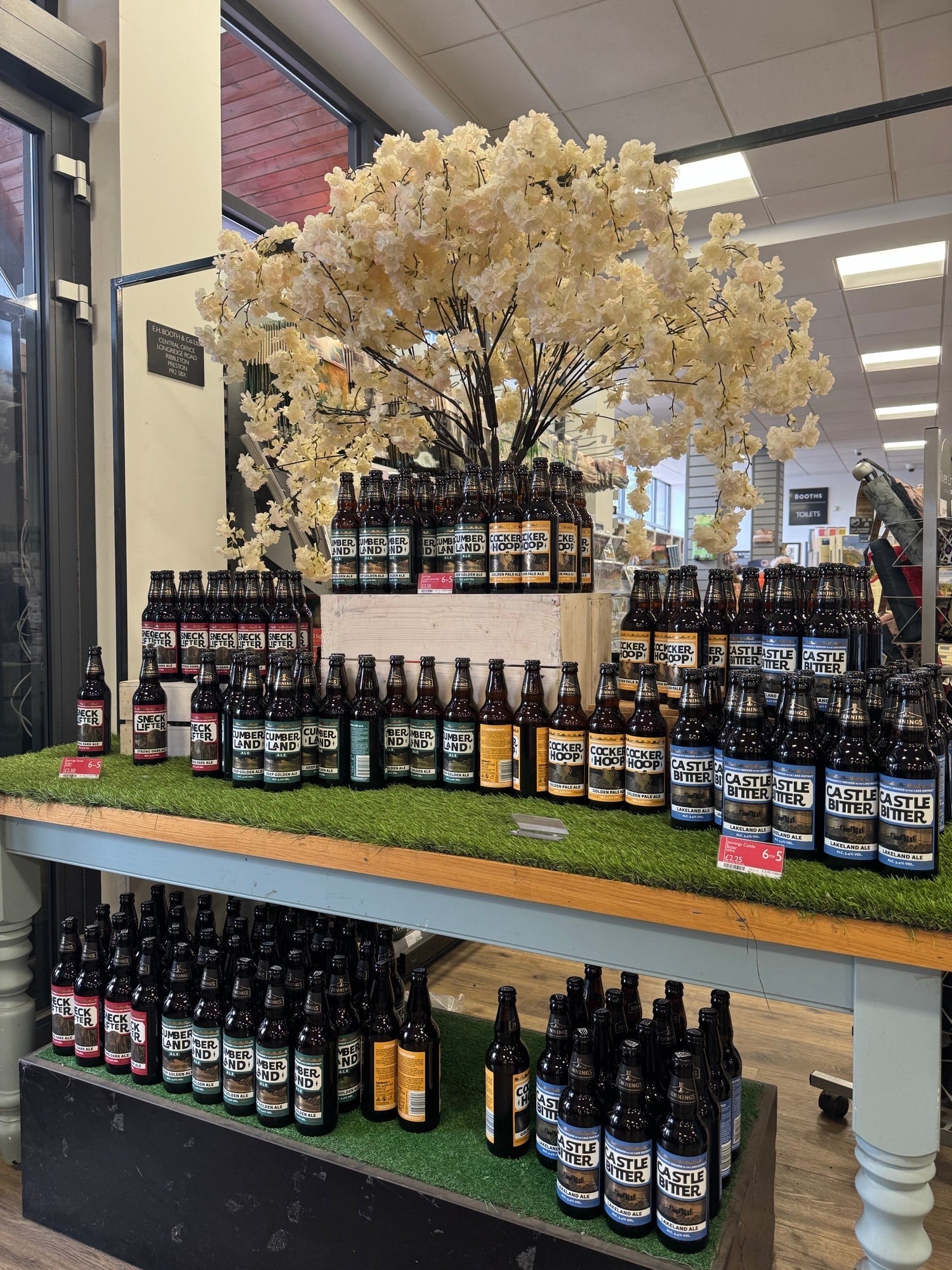 Great news  - Our Bottled Beer is now in Booths!