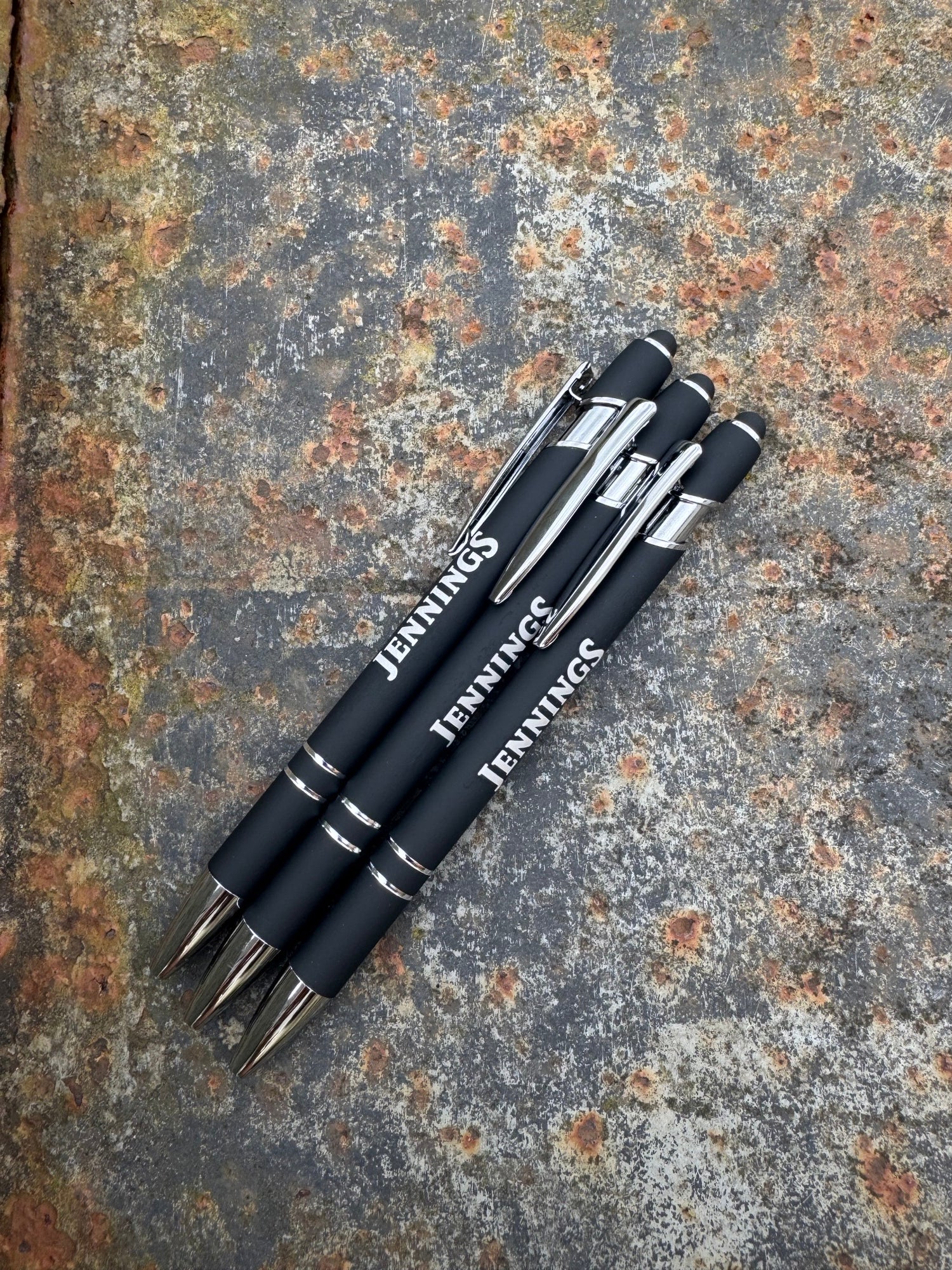 Jennings Black Soft touch Ball Point Pen