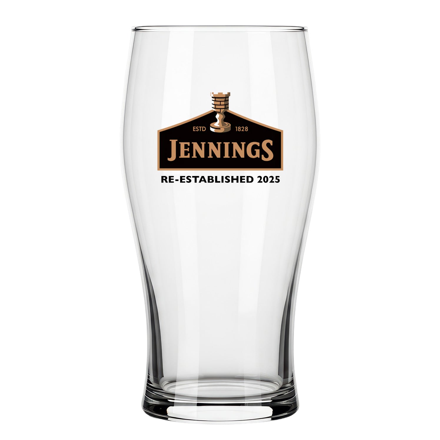 Jennings pint glass