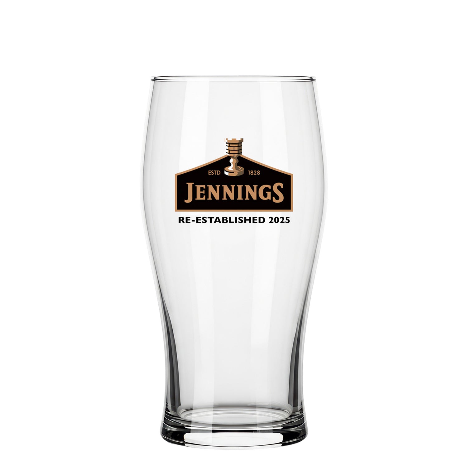 Jennings 1/2 pint glass