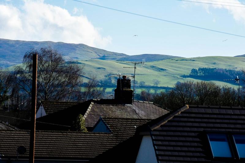 Cockermouth rooftops in the Lake District