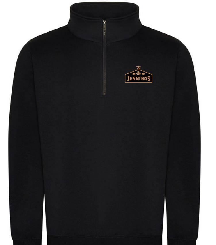 Jennings black 1/4 zip fleece
