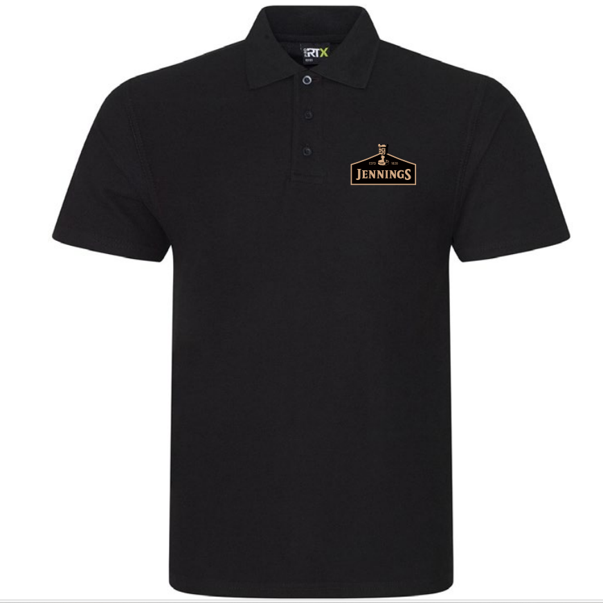 Jennings black polo shirt