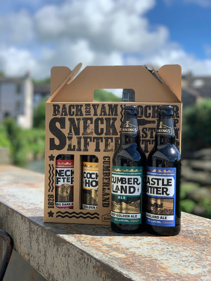 Gift pack of 4 Jennings beers