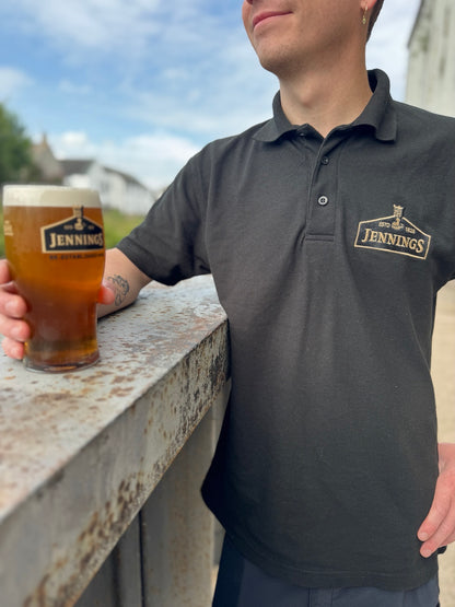 Jennings black polo shirt